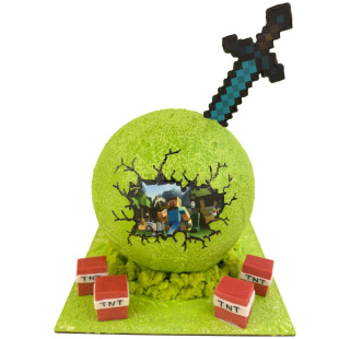 Детский торт «Майнкрафт» 2