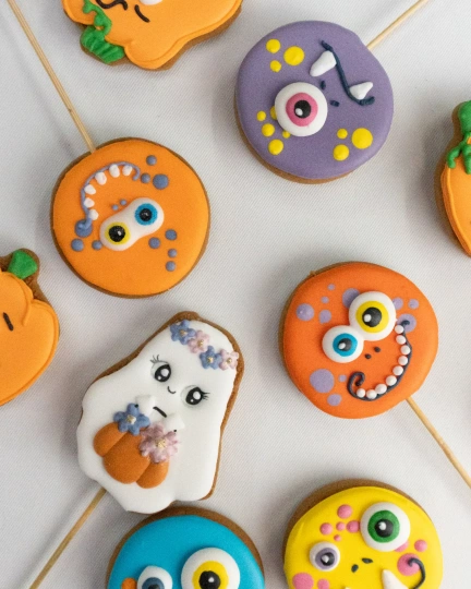Медові пряники на паличці Halloween