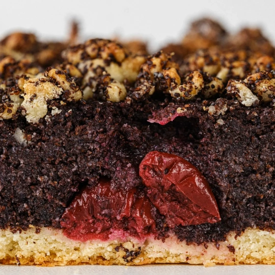 Пирог Маково-вишневый