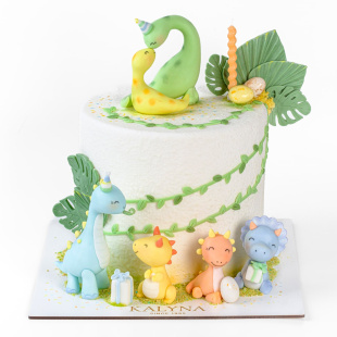 Детский торт Динозаврики