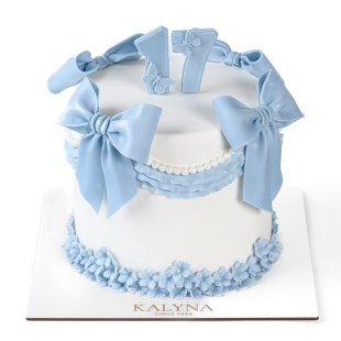 Торт с бантами